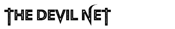 The Devil Net font preview